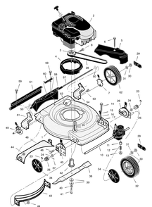 Part Location Diagram of F-020468M Murray Book, Instruction